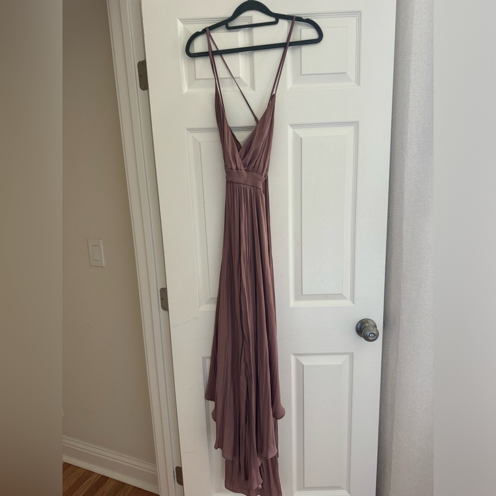 Casual maxi dress by Mustard Seed in beautiful mauve color - size SM